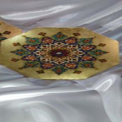 ظروف طلایی ۶ضلعی 