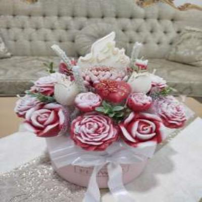 باکس شمع گل