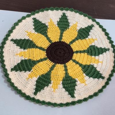 رومیزی تابستری گل آفتاب گردان
